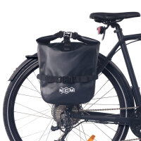 Gepäckträgertasche, NCM, 20L, 24cm*15cm*46cm, 930g, 500D PVC, Wasserschutz IPX4, schwarz