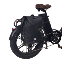 Gepäckträgertasche, ET. Cycle, 20L, 30cm*12cm*58cm, 850g, 1680D PU, Wasserschutz IPX4, schwarz