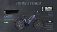 NCM T7s 26" E-Trekking, E-Bike, 48V 19Ah 912Wh Akku