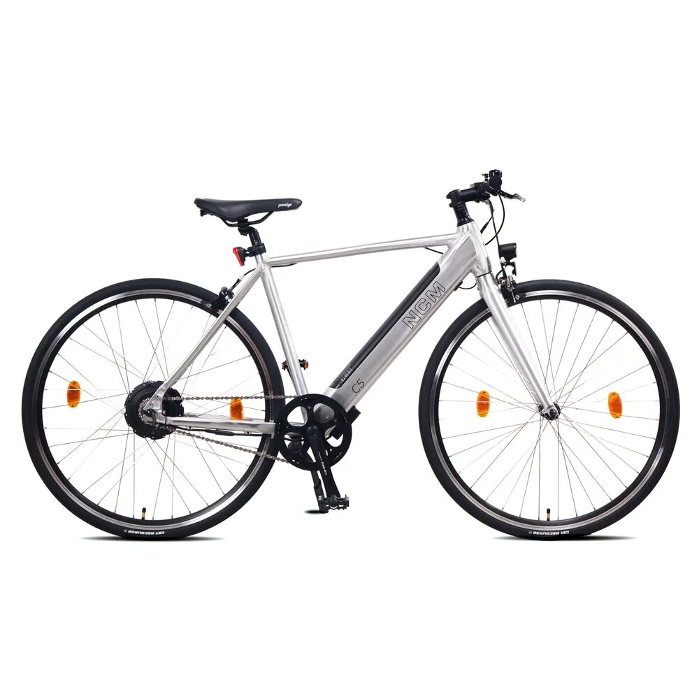 E-Bike (EPAC) Modell NCM C5, M/L E-City, E-Bike, 36V 12Ah 432Wh Silber M