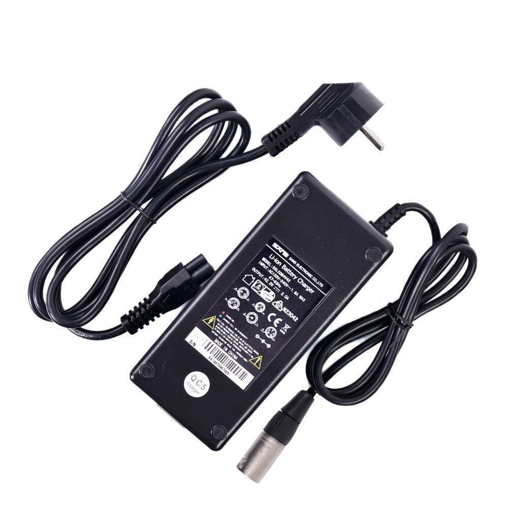 PowerSmart® 2,0A Akku Ladegerät M362DE für das E-Bike Pedelec ACK4201 36V Akku Batterie mit 3-Pin Stecker 