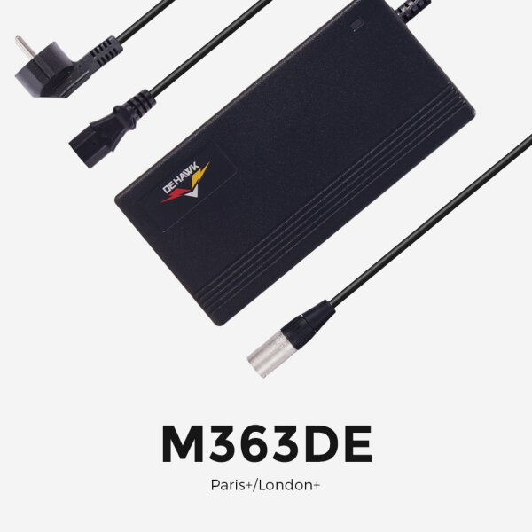 Akku Ladegerät Netzteil,42V 3A,M363DE (für 36V Pedelec,E-Bike etc.) XLR-Stecker